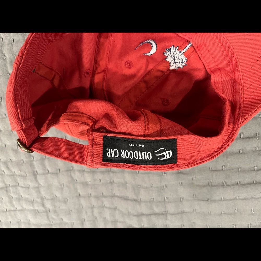 Red cap for kid. Good condition.